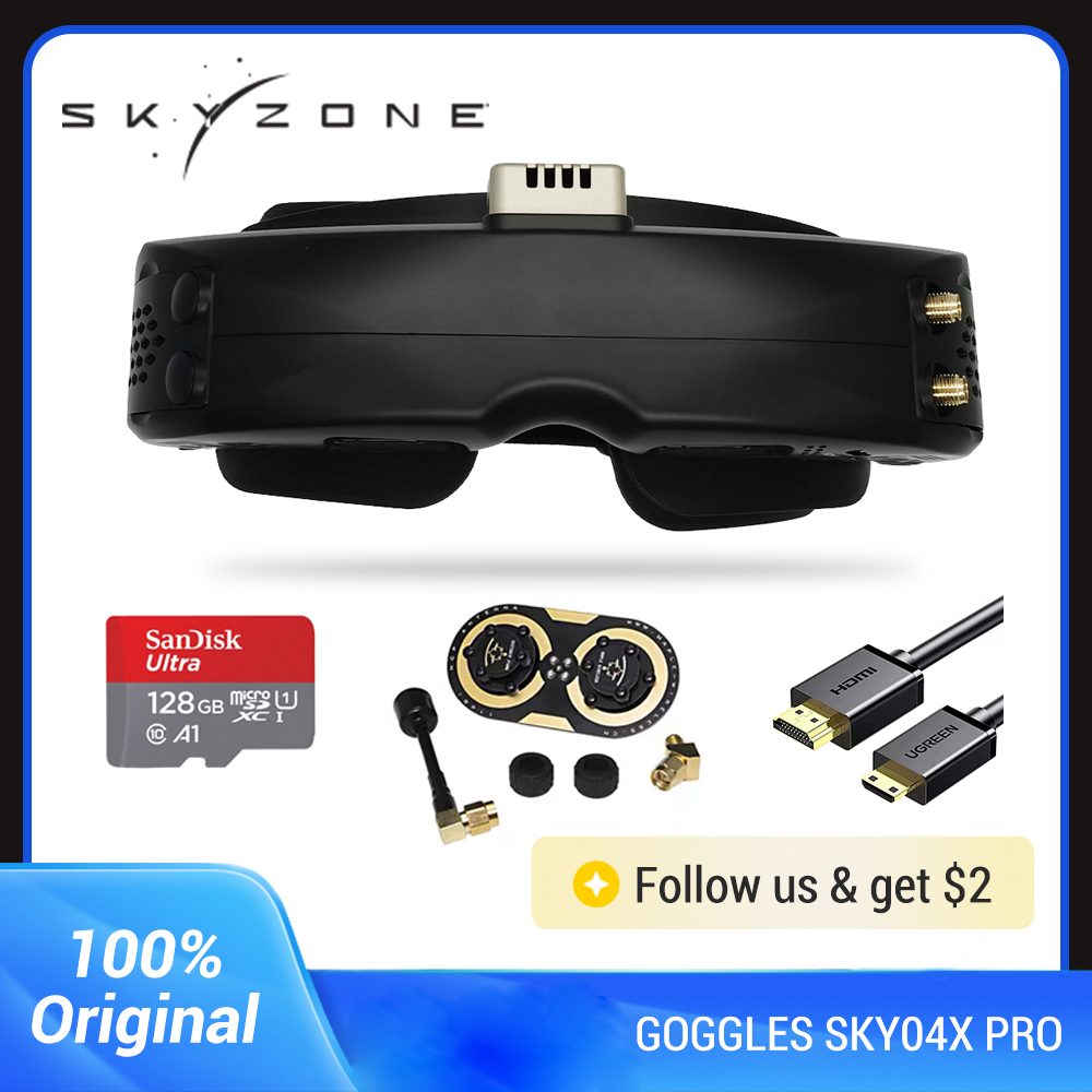 Skyzone Sky04X Pro Oled Fpv Goggles - Skyzone SKY04X PRO 5.8GHz FPV-bril /